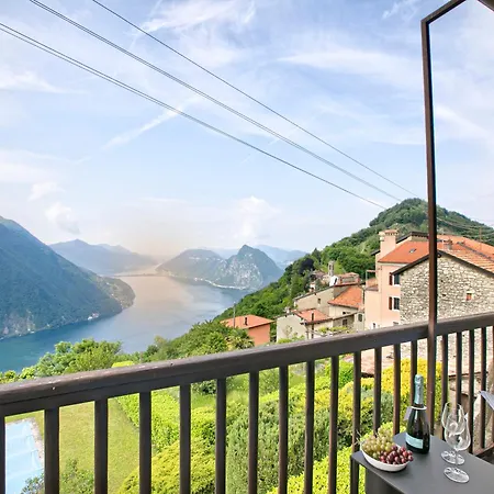 Casa Angelina Panoramica - Monte Bre - Happy Lägenhet Lugano